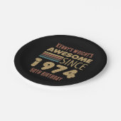 1974素晴らし年50誕生日以来 ペーパープレート (アングル)