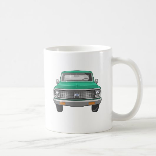1974緑のChevyのトラック コーヒーマグカップ (右)
