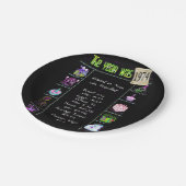 1974誕生日トリビアファクト紙プレート ペーパープレート (アングル)