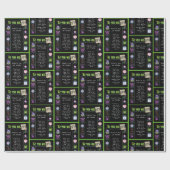 1974誕生日年トリビア ラッピングペーパー (フラット)