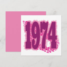 1974 招待状