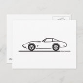 1974 1975 1976 1978シボレーコルベット懸命トップT ポストカード (正面/裏面)