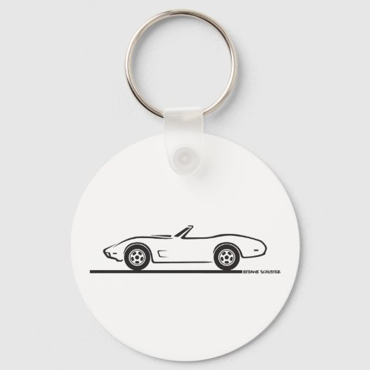 1974 - 1977コルベット兌換 キーホルダー (正面)