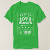 1974 1 Tシャツ (デザイン正面)
