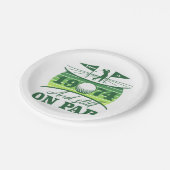 1974 50th誕生日ゴルフユーモア ペーパープレート (アングル)