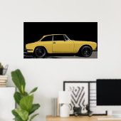1974 Alfa Romeo 2000 GTV iNiEZiONEポスター ポスター (ホームオフィス)