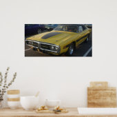 1974 Dodge Charger Hard Vinyl Top ポスター (キッチン)