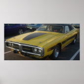 1974 Dodge Charger Hard Vinyl Top ポスター (正面)