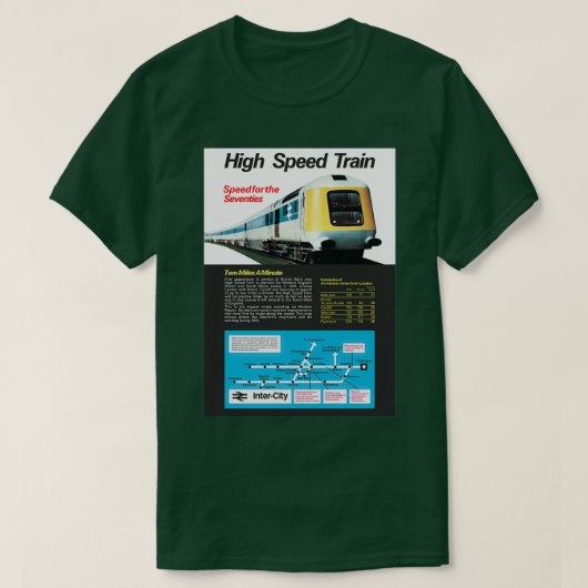 1974 HSTイントロダクションポスター Tシャツ (デザイン正面)