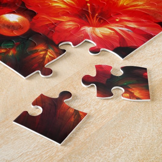 1974 Style Decorated Christmas Tree  ジグソーパズル (側面)