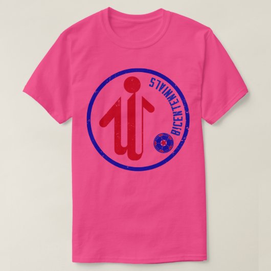 1975ハートフォードビセンテニアルヴィンテージサッカー Tシャツ (デザイン正面)