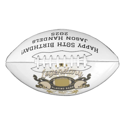1975パーソナライズされた年誕生日以来の究極の喧騒 アメリカンフットボール (正面)