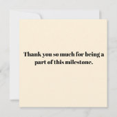 1975レトロストライプヴィンテージオレンジ サンキューカード (裏面)