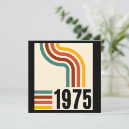 1975レトロヴィンテージポスター50誕生日ありがとう