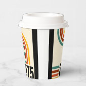 1975レトロヴィンテージポスター50誕生日 紙コップ (右)