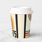 1975レトロヴィンテージポスター50誕生日 紙コップ (右)