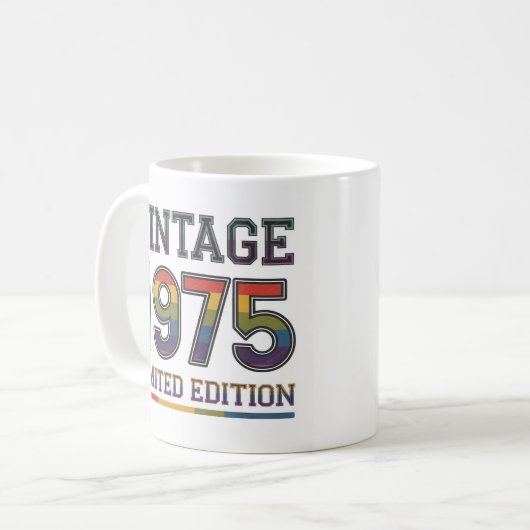 1975ヴィンテージマグカップ コーヒーマグカップ (正面左)