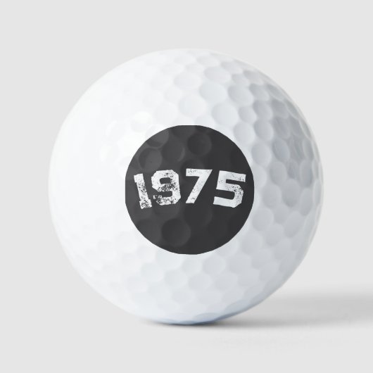 1975ヴィンテージ50誕生日カスタム誕生年 ゴルフボール (正面)