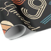 1975ヴィンテージ50誕生日 ラッピングペーパー (ロールコーナー)