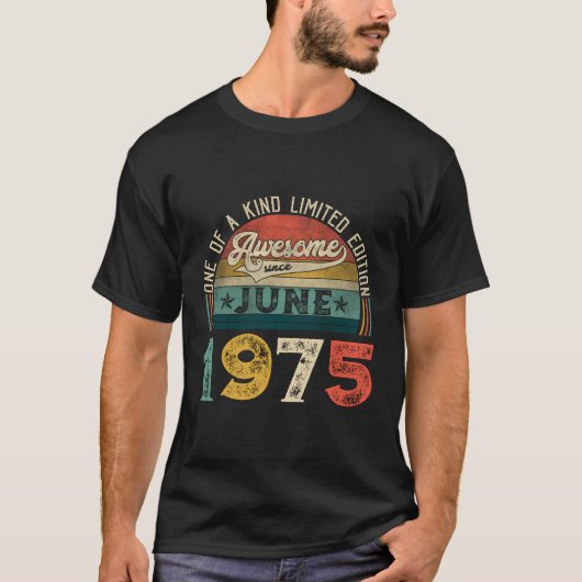 1975動揺して年6月48日以来 Tシャツ (正面)