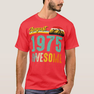 1975威厳がある誕生日ギフトシャツヴィンテージ威厳がある197 Tシャツ