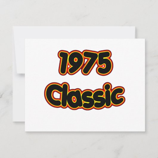 1975年のクラシック カード (正面)