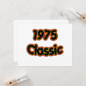 1975年のクラシック カード (正面/裏面インサイチュ)