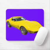 1975年のコルベットのアカエイのスポーツ・カー マウスパッド (マウス)