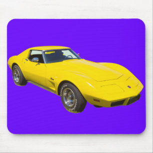 1975年のコルベットのアカエイのスポーツ・カー マウスパッド