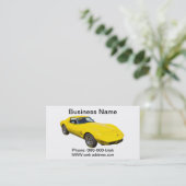 1975年のコルベットのアカエイのスポーツ・カー 名刺 (スタンド正面)