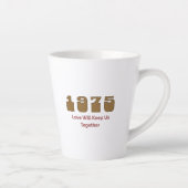 1975年の年間トップソング カフェラテマグ (右)