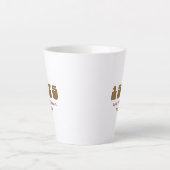 1975年の年間トップソング カフェラテマグ (正面)