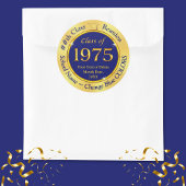 1975年クラス、カスタマイズ可能なクラス懇親会スタンプ ラウンドシール