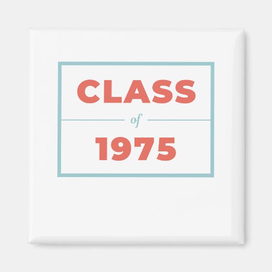 1975年クラス マグネット (正面)