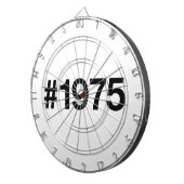 1975年ハッシュタグ50年誕生日記念日 ダーツボード (正面右)