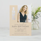 1975年ベージュ生まれで50歳の誕生日を迎える 招待状 (スタンド正面)