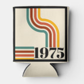 1975年レトロストライプヴィンテージポスター 缶クーラー (正面)