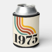 1975年レトロストライプヴィンテージポスター 缶クーラー (缶正面)