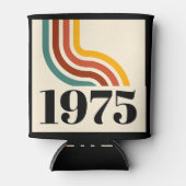 1975年レトロストライプヴィンテージポスター 缶クーラー (正面)