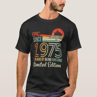 1975年以威厳がある来47年の叙事詩素晴らしL Tシャツ