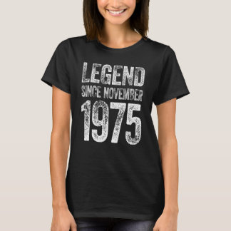 1975年生まれのレジェンド 11月生まれの伝説 バンタンギフト Tシャツ