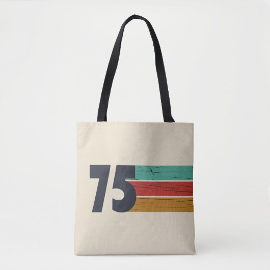 1975年生まれのヴィンテージ誕生日ギフト トートバッグ (正面)