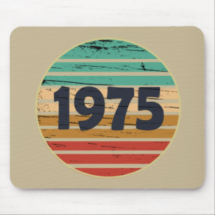 1975年生まれのヴィンテージ誕生日ギフト マウスパッド