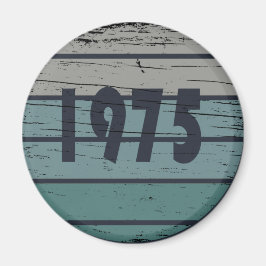 1975年生まれのヴィンテージ誕生日パーティー マグネット