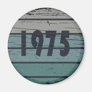1975年生まれのヴィンテージ誕生日パーティー マグネット