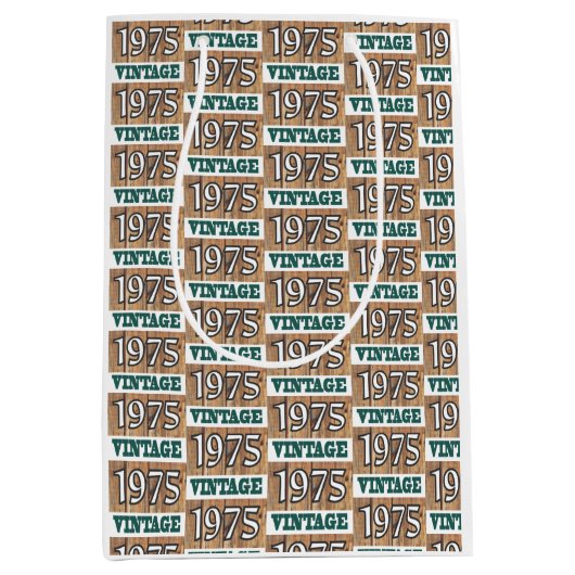 1975年生まれ中抱き枕 ミディアムペーパーバッグ (正面)