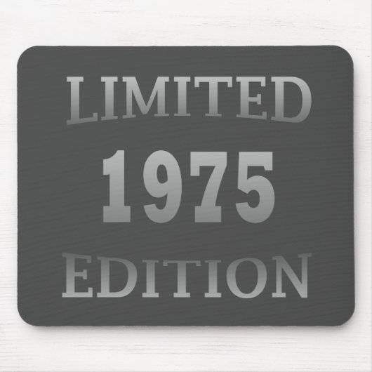 1975年生まれ限定版誕生日プレゼント マウスパッド (正面)