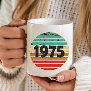 1975年生まれ ヴィンテージ誕生日プレゼント コーヒーマグカップ