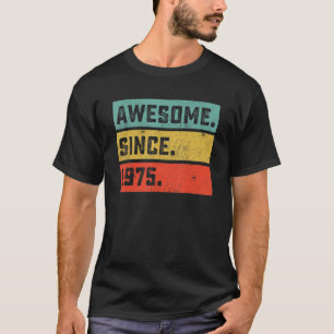 1975年素晴らし47歳から47誕生日 Tシャツ