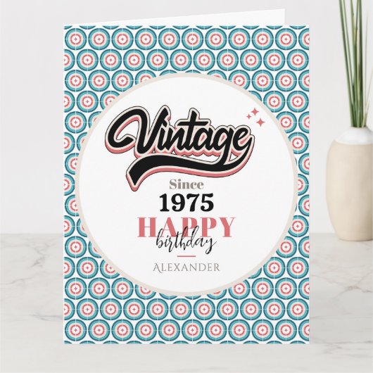 1975年製ヴィンテージ サンキューカード (正面)